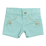 Shorts Infantil Feminino Sarja Color Lovers Clube Do Doce