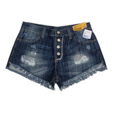 Shorts Jeans Cintura Alta Feminino Lançamento