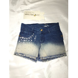 Shorts Jeans Com Lycra