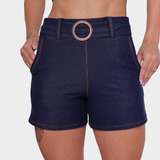 Shorts Jeans Fake Feminino