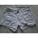 Shorts Jeans Feminino Hering Basics Branco