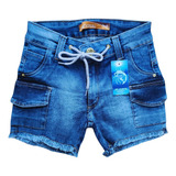 Shorts Jeans Feminino Infantil