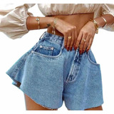 Shorts Jeans Feminino Modelo Gode Pronta Entrega