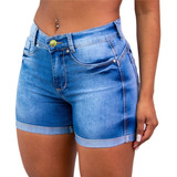 Shorts Jeans Femininos Cintura Alta Promoção