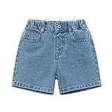 Shorts Jeans Para Bebês Meninas Meninos Design Simples Bonito Verão Calça Jeans Com Seus Shorts Jeans Favoritos Meninos Tamanho 14 Azul 2 3T