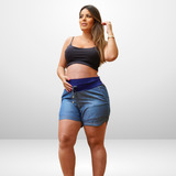 Shorts Jeans Soltinho Gestante