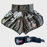 Shorts K1 Atadura K1 Bandagem Calção Muay Thai Kickboxing