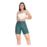 Shorts Legging Longo Riscado