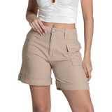 Shorts Linho Sawary Cargo 276127
