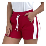 Shorts Malha Bermuda Feminino