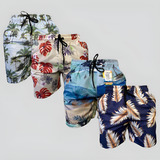 Shorts Mauricinho 4 Bermudas Adulto Moda Praia Estilo Neymar
