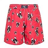 Shorts Mic Fun Bulldog Style Vermelho