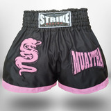Shorts Muay Thai Bermuda Calção Modelo Tailandês Feminino