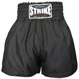 Shorts Muay Thai Strike Boxing Bermuda Calção Modelo Tailandês Bordado  Preto Sem Bordado  GG 