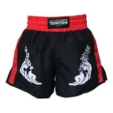 Shorts Muaythai Vermelho Trng Estampado Tanoshi