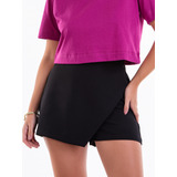 Shorts Saia Feminino Alfaiataria