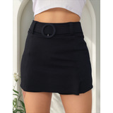 Shorts Saia Feminino Crepe