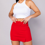 Shorts Saia Feminino Crepe