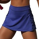 Shorts Saia Fitness Feminino Com Bolso Liso Beach Tennis Academia Ginástica BR Alfa M Regular Regular Azul 