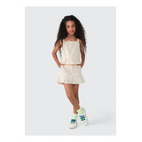 Shorts Saia Infantil Com