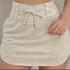 Shorts Saia Social Alfaiataria Linho Casual,  Cintura Alta.