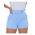 Shorts Social Feminino Alfaiataria Cintura Alta Casual
