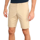Shorts Tommy Hilfiger Chino Clássico Masculino Bege