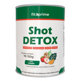 Shot Detox Matinal Polpa De Maçã Gengibre Couve Salsa Poupa De Laranja Lata 150g Sabor Limão Fitoprime