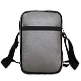 Shoulder Bag Transversal Mini Bolsa Pochete Prata Importada