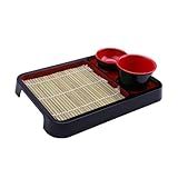 SHOWERORO 1 Conjunto Prato De Macarrão Japonês Estilo Japonês Recipiente Para Comida Prato De Macarrão Soba Bandeja De Macarrão Bandeja Otomana Trigo Sarraceno Melamina Macarrão Simples