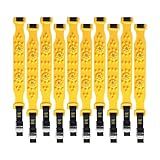 SHRIGM 10 Peças De Correntes De Neve Universais Para Pneus Correntes Antiderrapantes Para Neve SUV E Caminhões Pequenos Material TPU