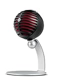 Shure Microfone Condensador Digital MV5 Com Cabos USB E Lightning Preto Com Espuma Vermelha