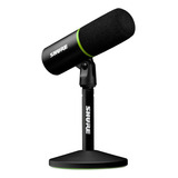 Shure Mv6 Microfone Usb c Com Tecnologia De Isolamento Preto