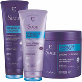 Siàge Revela Cachos Shampoo Condicionador Creme Pentear