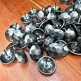 Sidco Supply Pacote Com 50 Clavos De Ferro Pregos Decorativos De 2 5 Cm Tachinhas Para Estofamento Detalhe Antigo Clavos Para Madeira De Casa Venezianas De Fazenda Porta De Celeiro Pregos De Móveis Portões De Carruagem