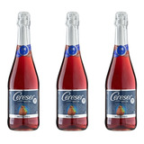 Sidra Cereser Morango Sem Alcool 660ml 3uni