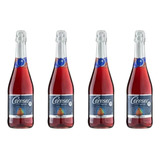 Sidra Cereser Morango Sem Alcool 660ml 4 Uni
