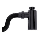 Sifão Copo Blukit Tubo Extensivo Universal P lavatório Preto