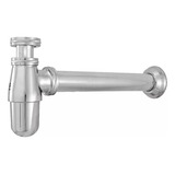Sifão Copo Tanque Metal Cromado 1 1 4 X1 1 2 30cm Sigma