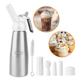 Sifão Culinário Garrafa Chantilly 500ml Creme Espuma Drinks