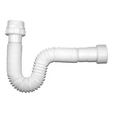 Sifão Sanfonado Universal Branco Luconi