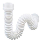 Sifão Sanfonado Universal Simples 1 1 2 Ssum Branco Astra