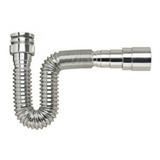Sifão Tubo Extensivo Universal Metalizado 70cm Cor Prateado