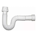 Sifão Universal Extensível Longo P Tanque Lavatório Pia Cor Branco Durín