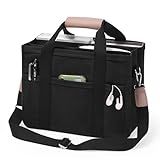 Sightor Bolsa De Lona  Bolsa Hobo Com Vários Bolsos  Bolsa Transversal Para Mulheres  Bolsa De Ombro De Lona De Grande Capacidade  Bolsa De Ombro  Preto  Lona  Casual  Bolsa