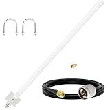 SignalPlus Antena Omnidirecional WiFi Externa Banda Dupla 2 4 GHz 5 GHz 12 DBi Antena WiFi De Longo Alcance Para Ponto De Acesso Sem Fio Câmera Wi Fi Roteador Sem Fio RP SMA SMA Macho