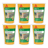 Sika 1 Aditivo Impermeabilizante Cimento Concreto 1l 6 Un
