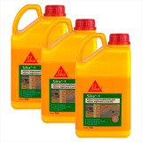 Sika 1 Aditivo Impermeabilizante Cimento Concreto 3 6l 3und