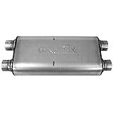 Silenciador De Aço Inoxidável Dynomax 17553 Ultra Flo X