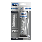 Silicone Acético Alta Temperatura Cinza 50g Tekbond